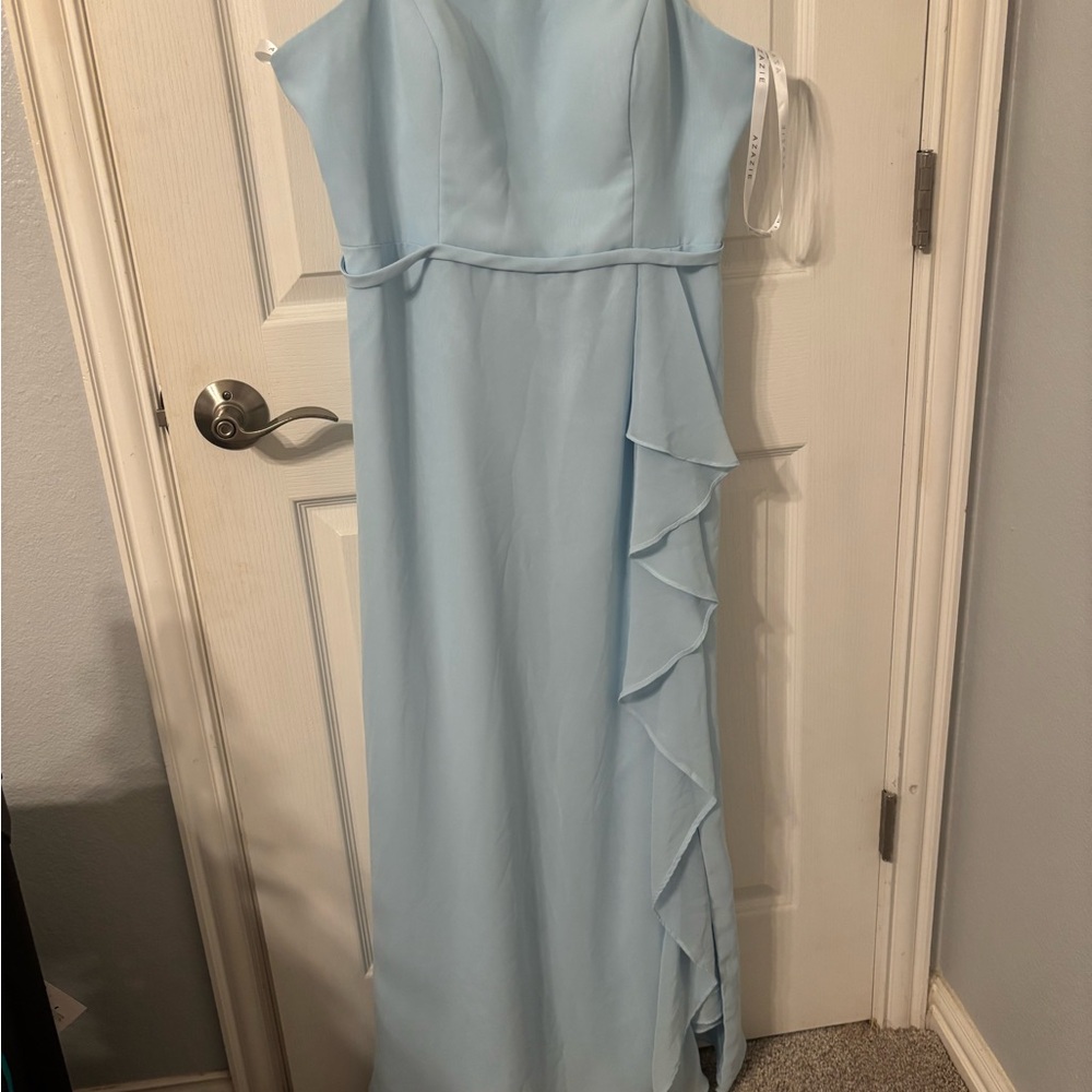 Elegant Light Blue Evening Gown